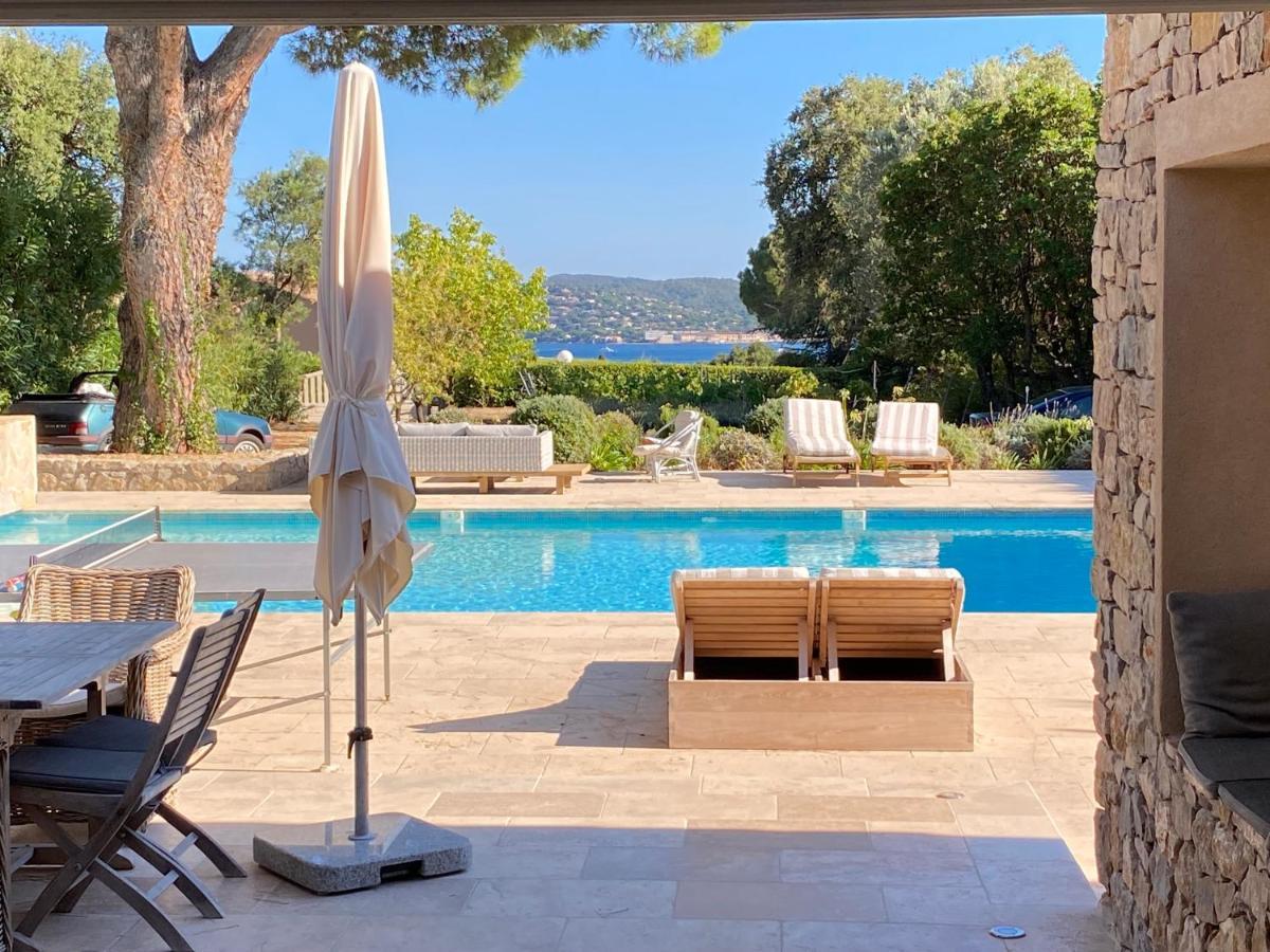 גרימו Lovely "Provence" Villa With Sea View, Private Heated Pool, Airco And Beautiful Garden מראה חיצוני תמונה